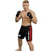 FIGHTERS - Shorts de MMA / Noir-Rouge