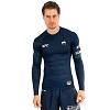 Rashguard Performance à Manches Longues pour Hommes UFC Fusion by Venum Fight Week / Bleu Océanique
