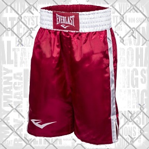 Everlast - Pro Shorts / Rosso-Bianco / Small