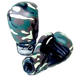 FIGHTERS - Guantes Boxeo / Warrior / Camuflaje / 12 oz