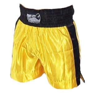 FIGHT-FIT - Box Shorts / Gelb-Schwarz / Medium