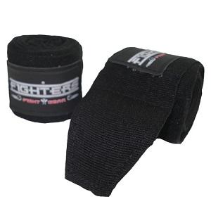 FIGHTERS - Fasce da Boxe / 450 cm / elastico / Nero