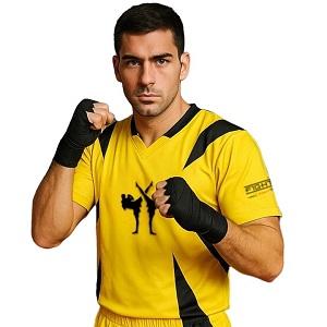 FIGHTERS - Chemise Kick-Boxing / Competition / Jaune / Medium