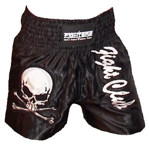 FIGHTERS - Muay Thai Shorts / Fight Club / Schwarz / XS