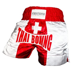 FIGHTERS - Pantaloncini Muay Thai / Svizzera / Large