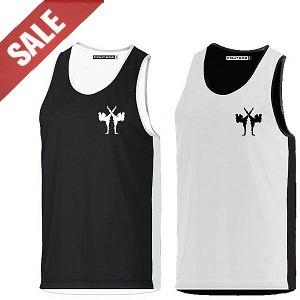 FIGHTERS - Boxing Shirt / Reversable  / Black + White / XL