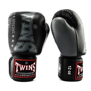 Twins - Boxing Gloves / BGVL-8 / Black / 12 oz