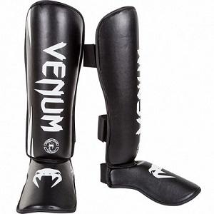 Venum - Shin Guards / Challenger / Black-White / Large