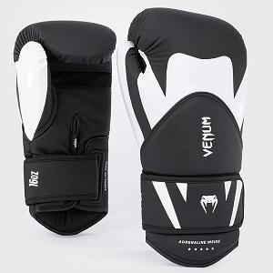 Venum - Guantes de Boxeo / Challenger 4.0 / Negro-Blanco / 12 oz