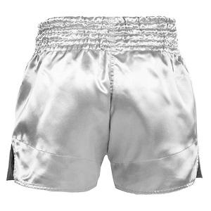 Venum - Muay Thai Shorts / Classic / Silber-Schwarz / Small