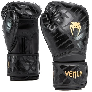Venum - Gants de Boxe / Contender 1.5 XT / Noir-Or / 12 oz