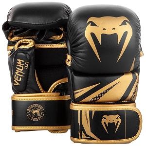 Venum - Guantes de Sparring Challenger 3.0 / Negro-Oro / Medium